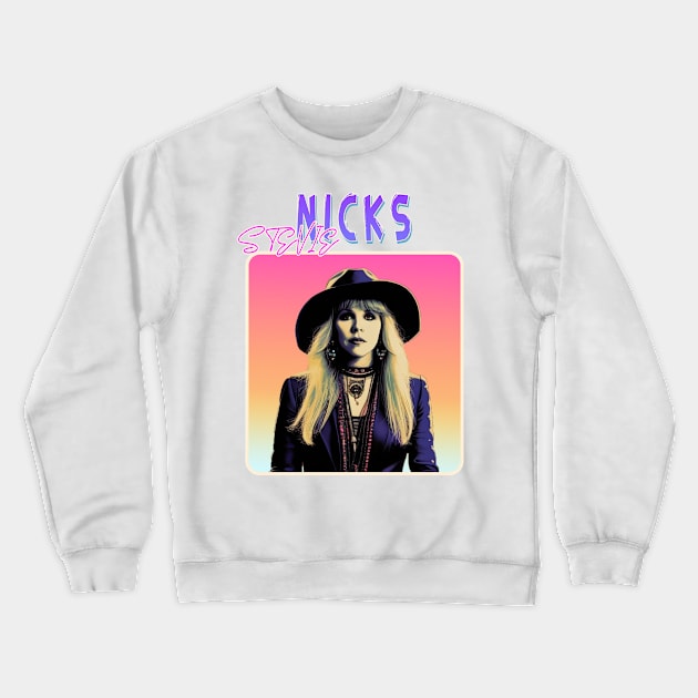 Stevie Nicks Crewneck Sweatshirt by Moulezitouna